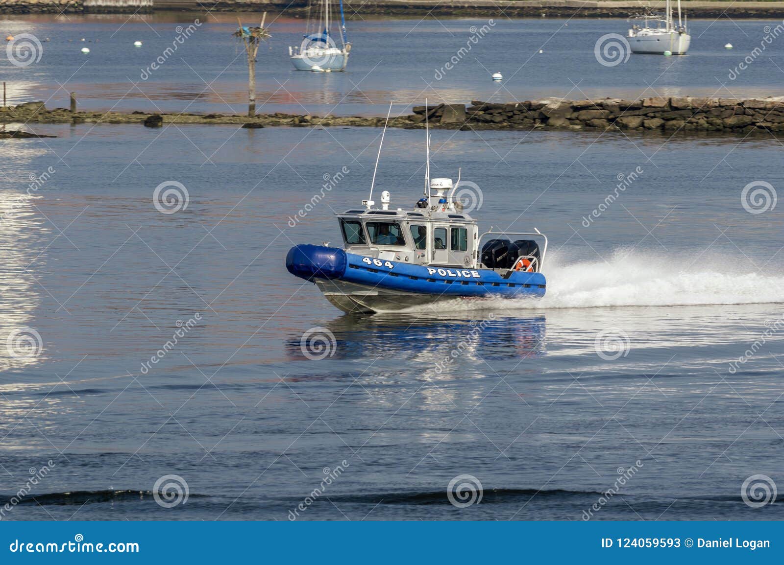 Patrouillenboot Auf Redaktionelles Stockfoto Bild von