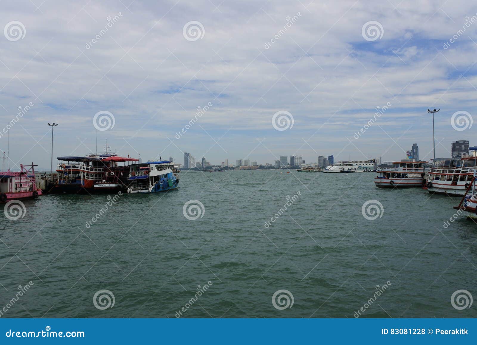 Pattaya boat editorial stock photo. Image of pattaya 83081228