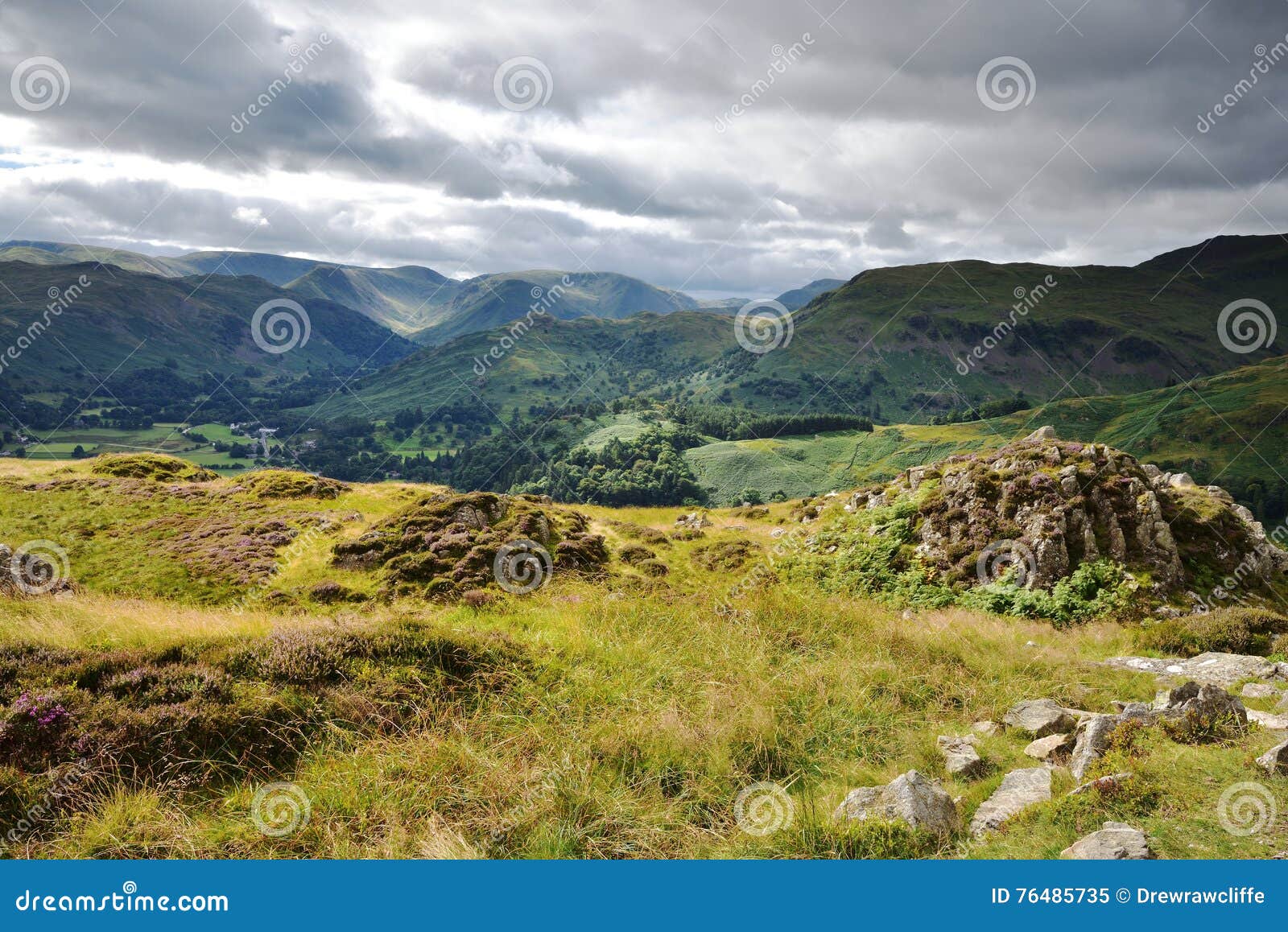 The Patterdale Fells stock image. Image of patterdale 76485735