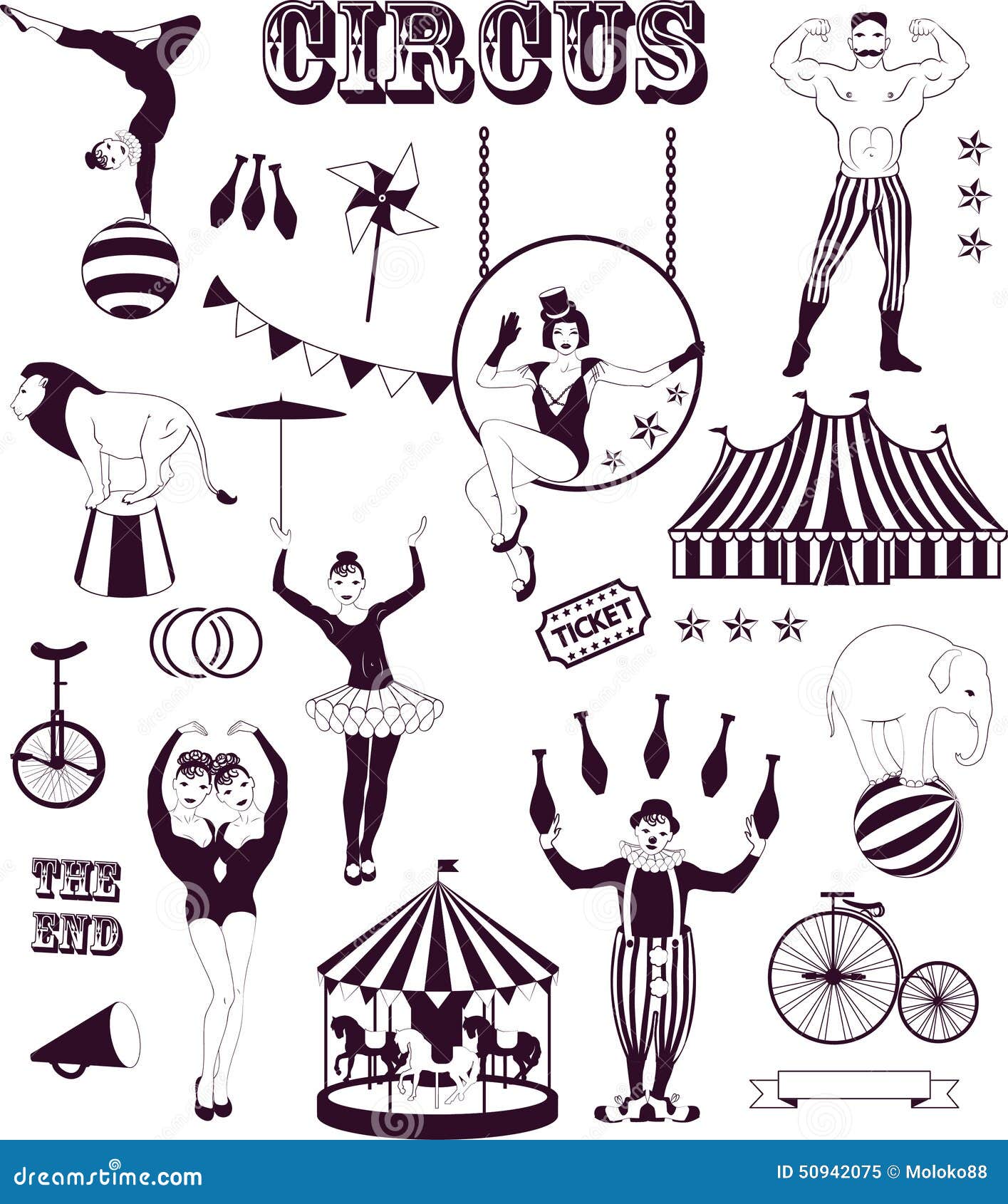 pattern of the circus