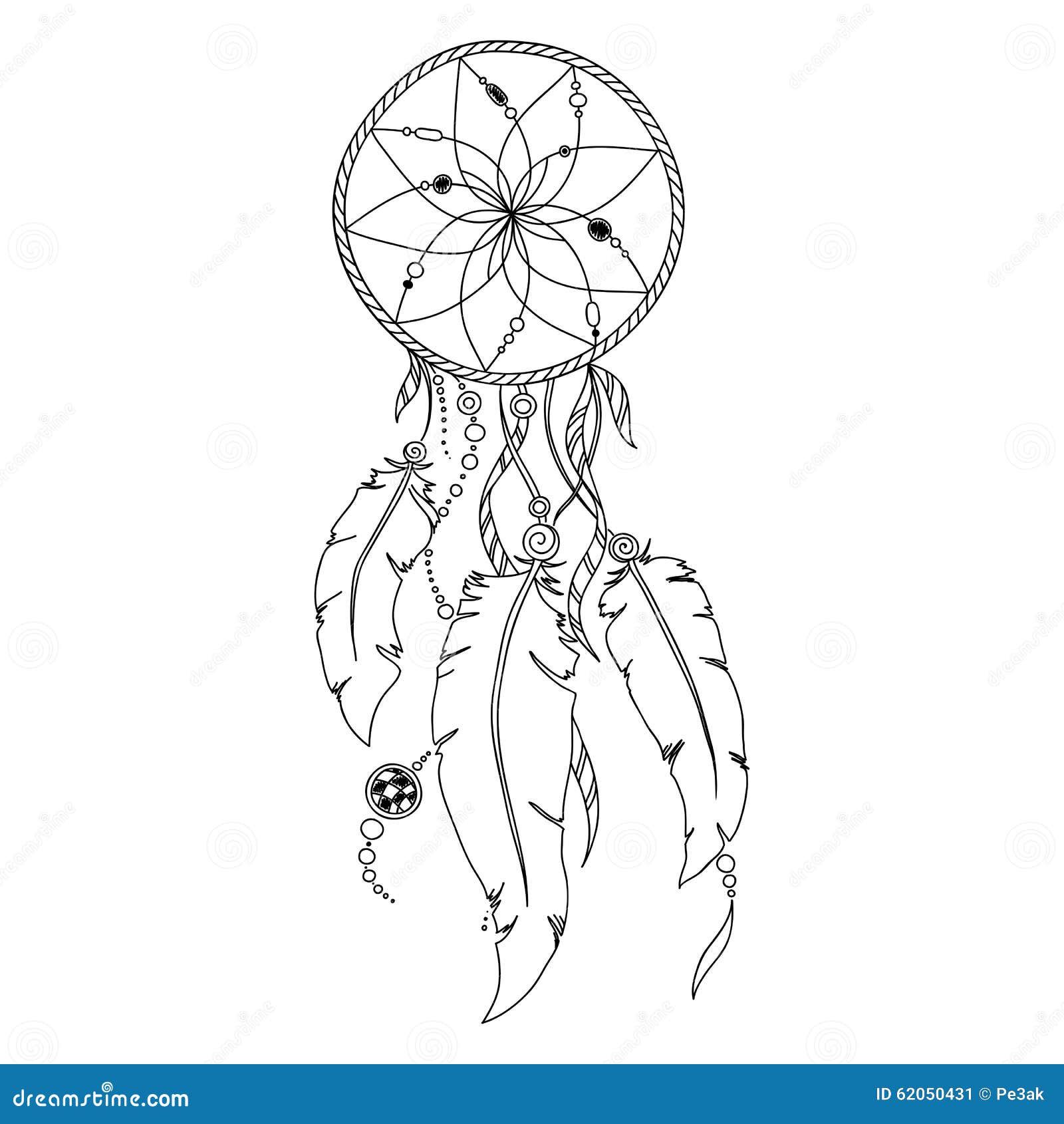  and adults. Indian Dream catcher Henna Mehndi Tattoo Style Doodles