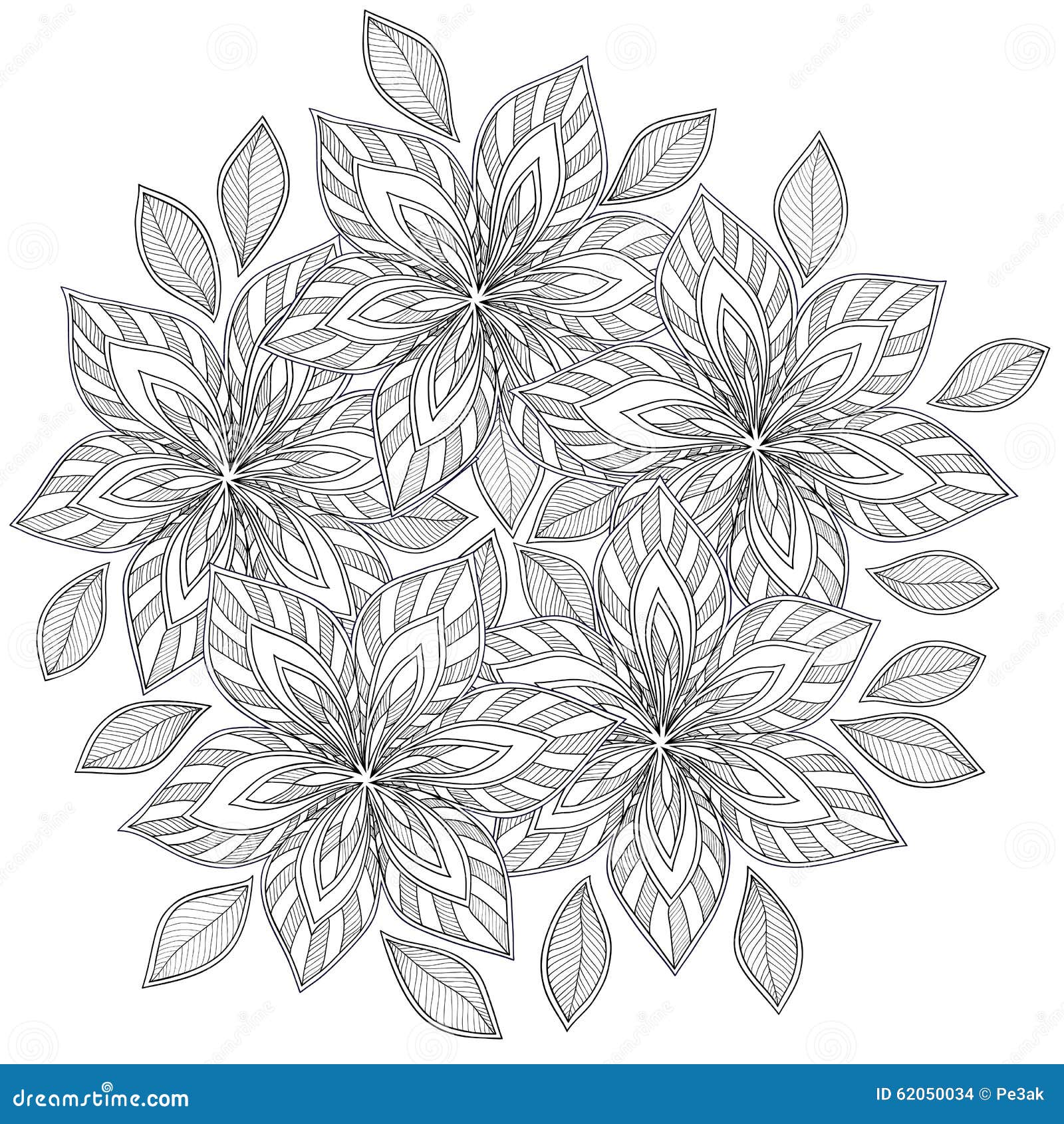 Tribals stock vector. Illustration of pattern, plant, floral - 5208633