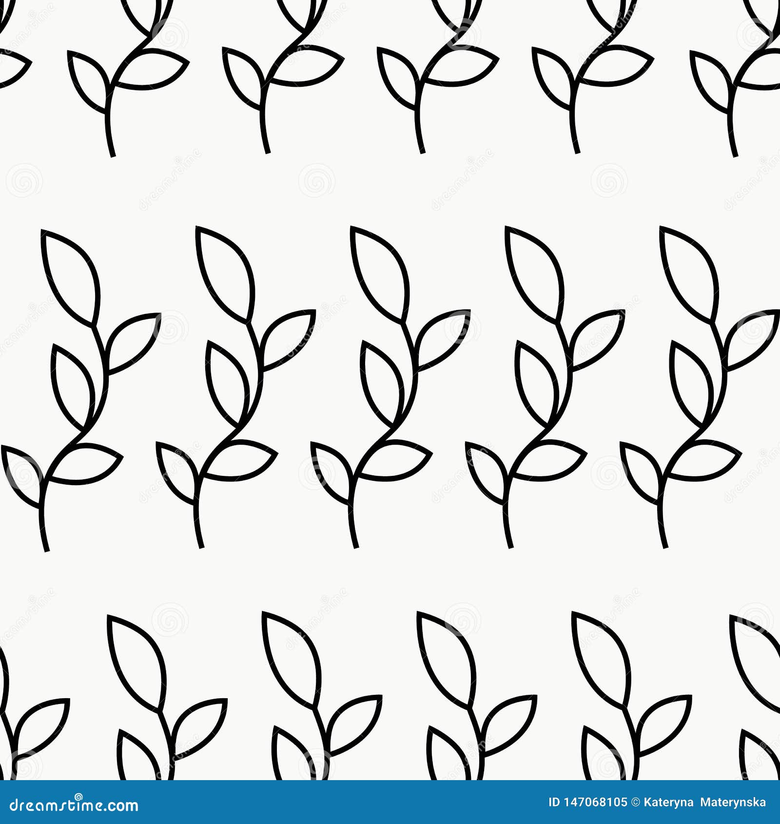 pattern with contour branches