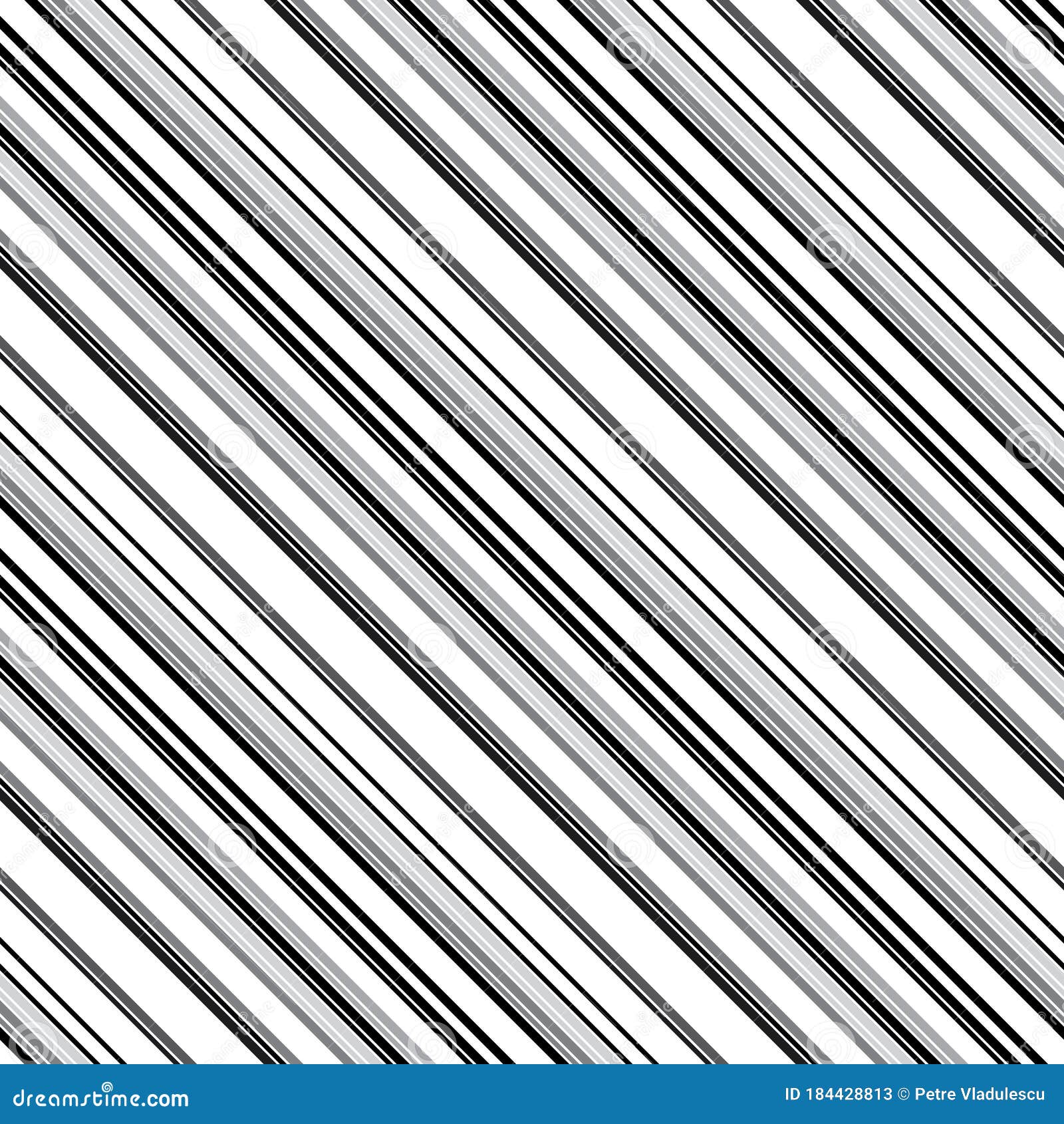 Pattern with Diagonal Gray Stripes and Outline, Modern Stylish Image