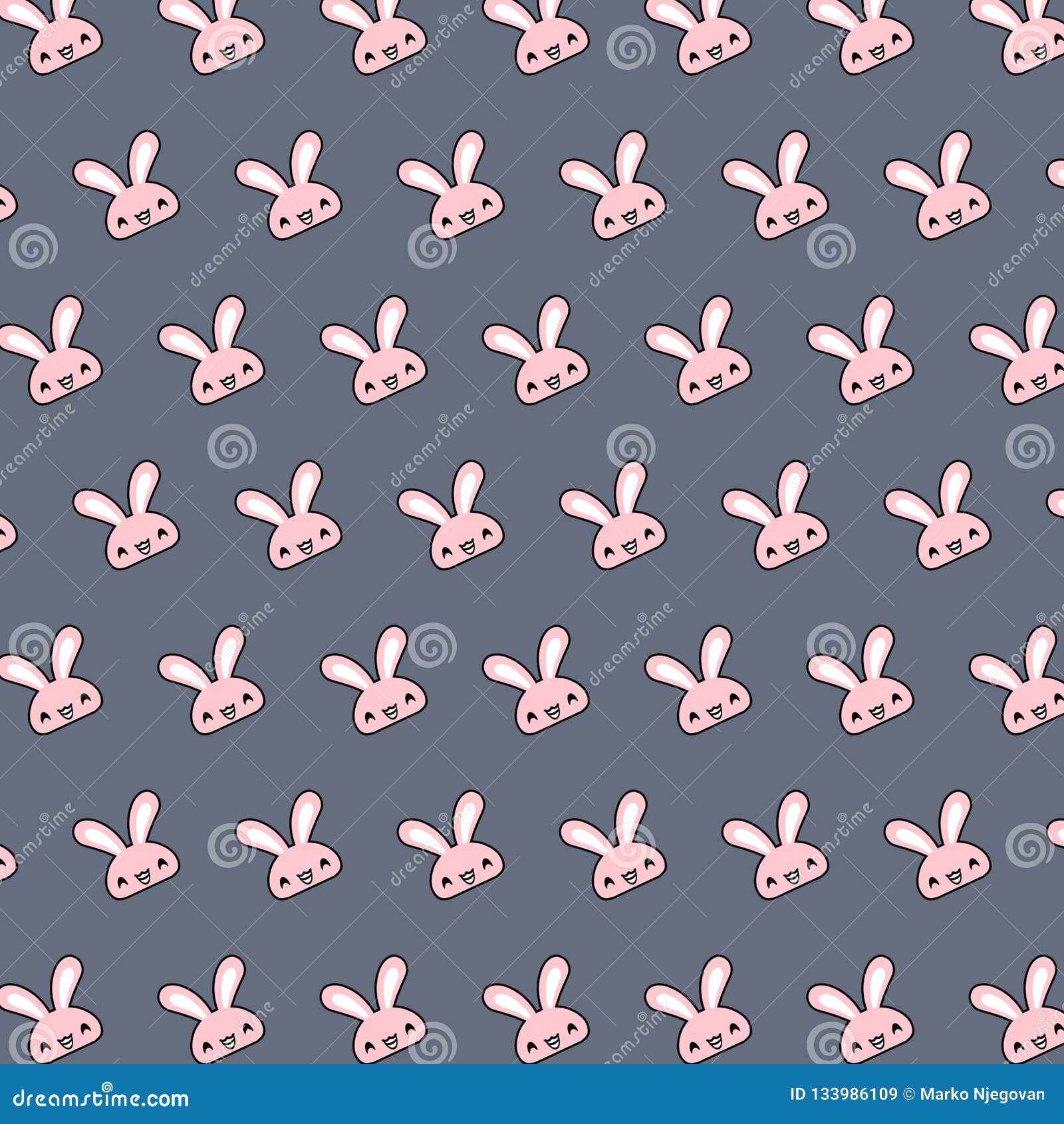 rabbit - emoji pattern 09