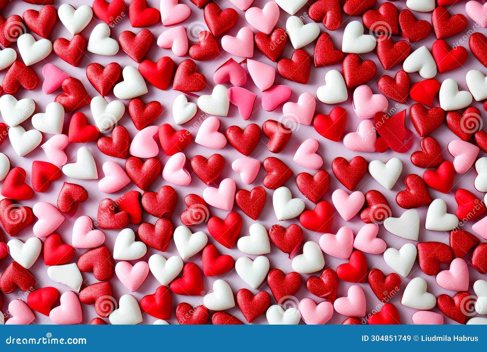 A Pattern of Pink and Red