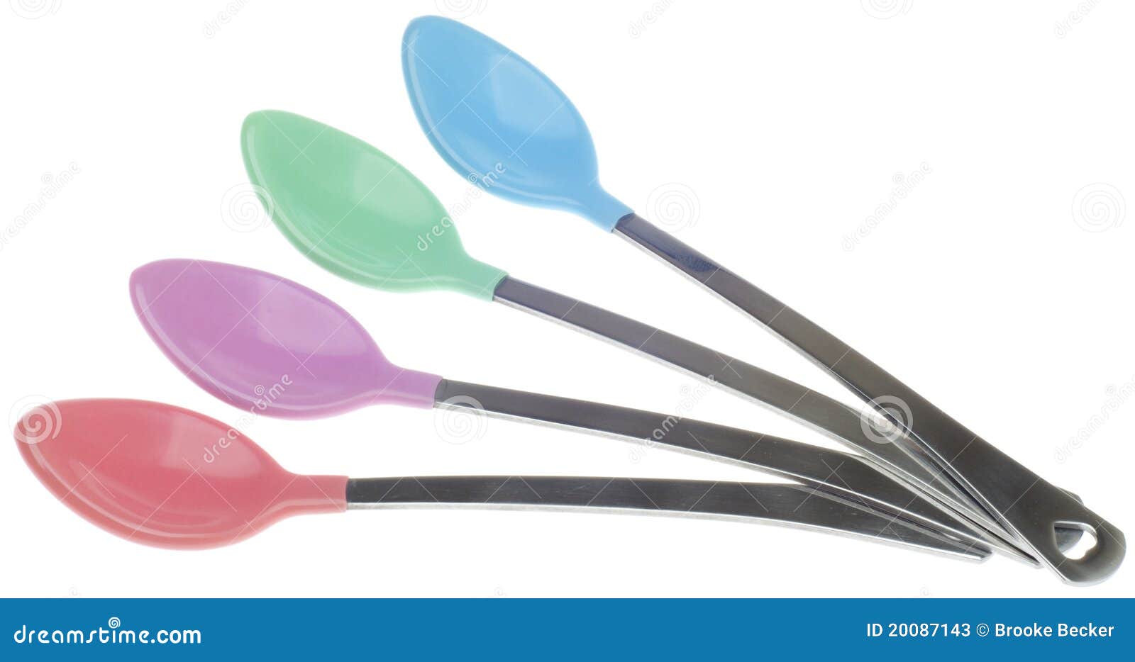 Pattern of Plastic Baby Spoons Stock Image Image of childhood