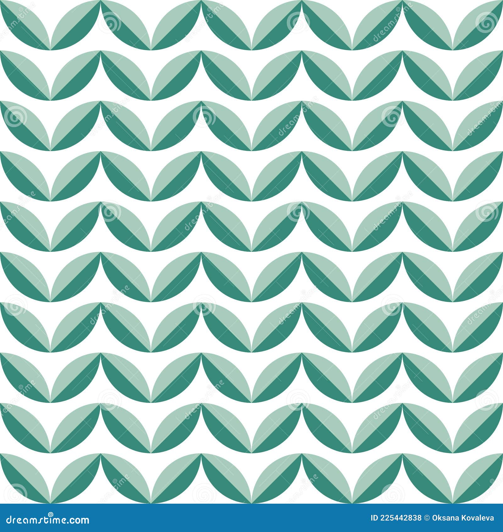 pattern seamless leaves shevron geometry in retro style. vintage floral background. simple  . summer