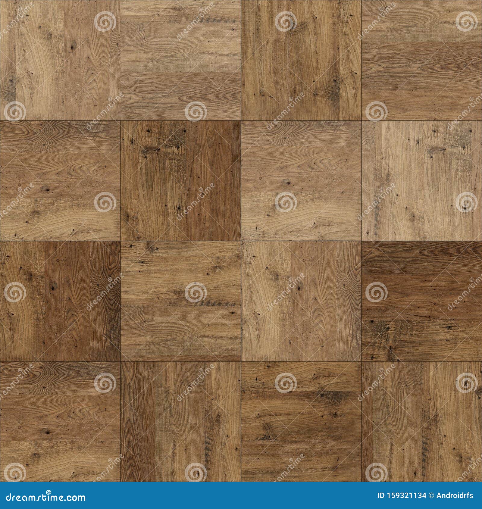 Seamless Wood Parquet Texture Chess Dirty Brown Stock Photo Image Of