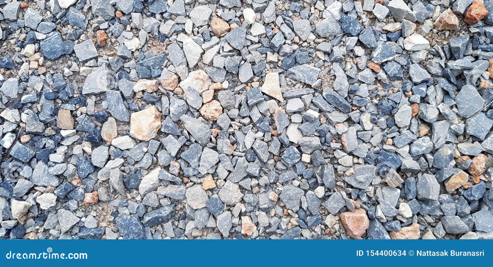 Pattern Of Small Gravel Rock Or Stone On The Ground For