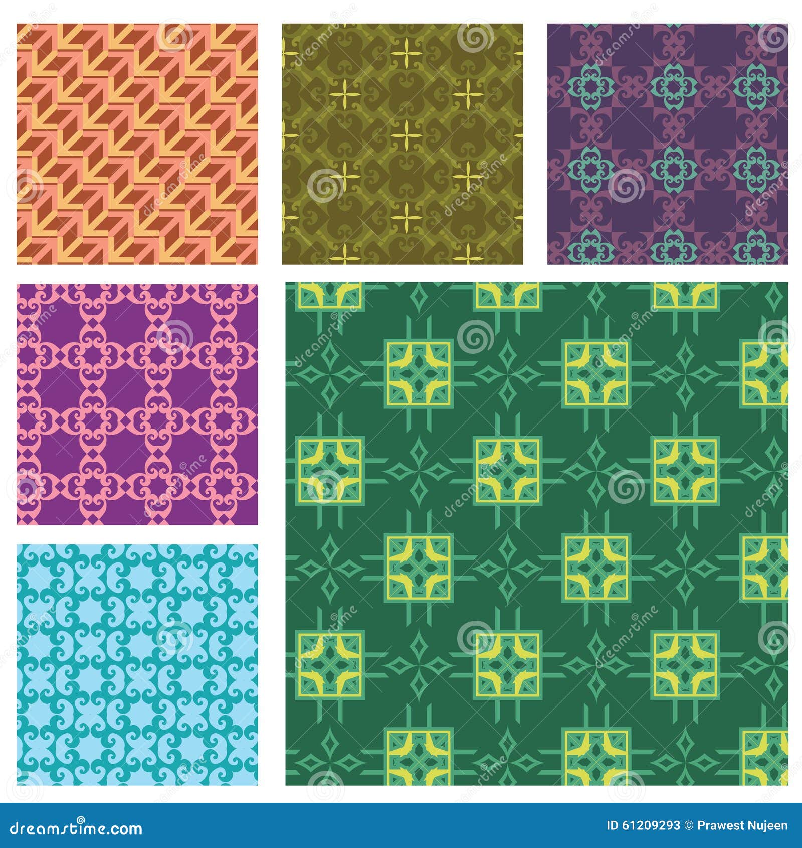 Pattern Vector Seamless Wallpaper Stock Vector - Illustration of ...