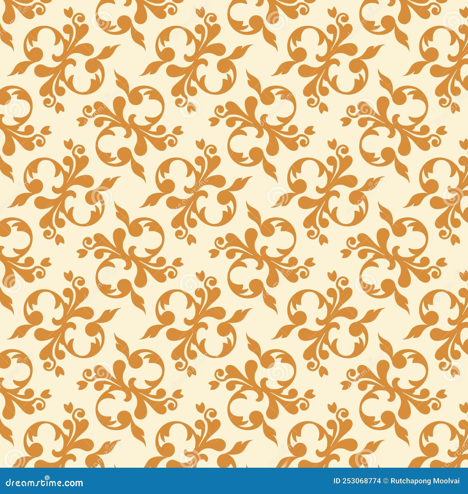 Patterns Seamless Background Decorative Wallpaper Stock Illustration