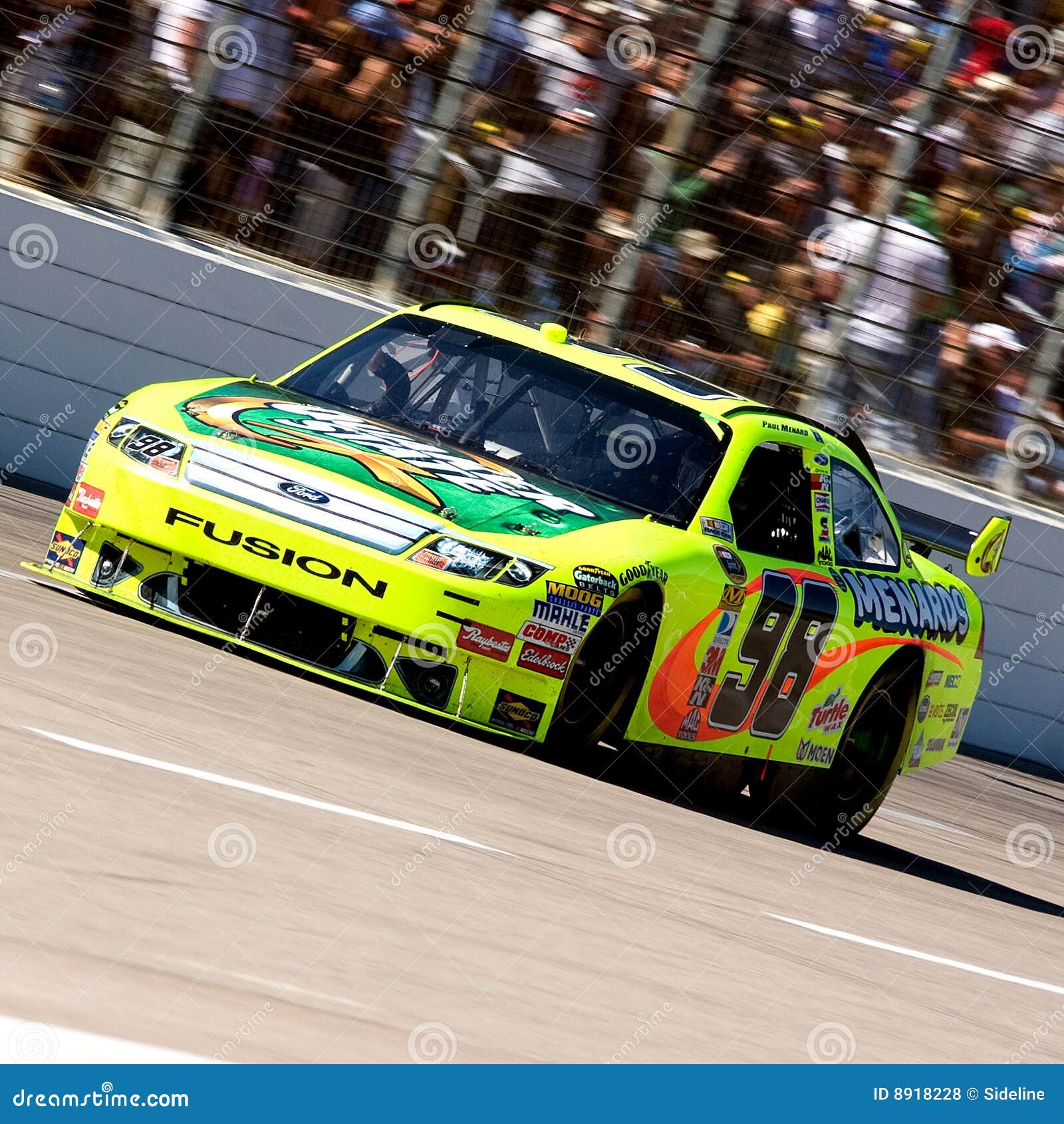 Paul Menard editorial stock photo. Image of close, driving - 8918228