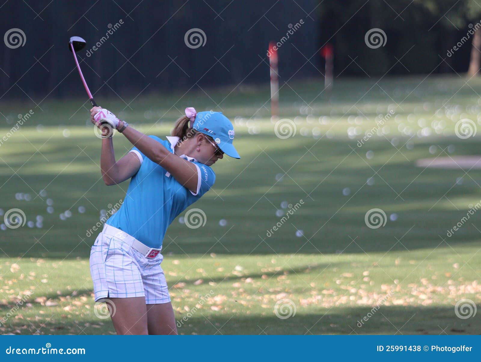 Paula Creamer at Golf Evian Masters 2012 Editorial Stock Photo Image