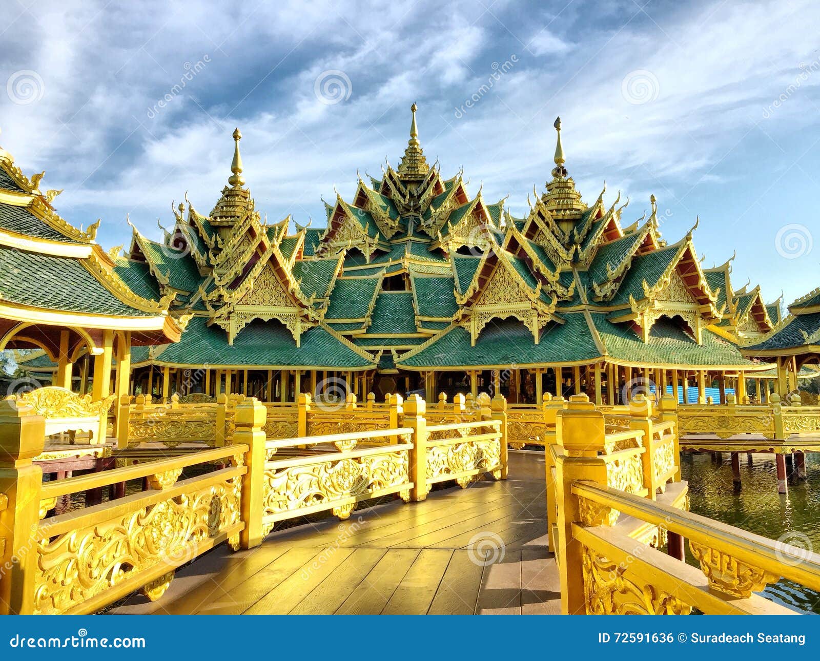 Pavilion of the Enlightened in Ancient Siam Stock Photo Image of