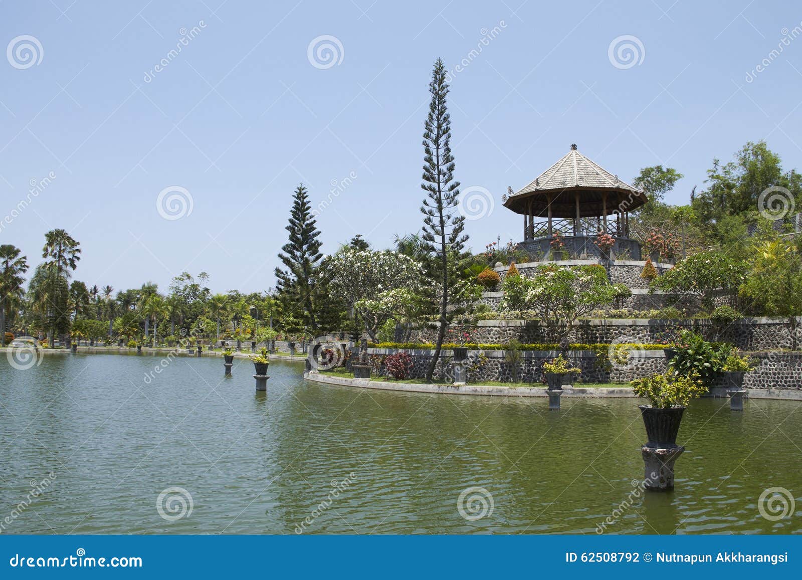 Pavilion Taman Soekasada Ujung Water Palace Stock Photos - Download 11