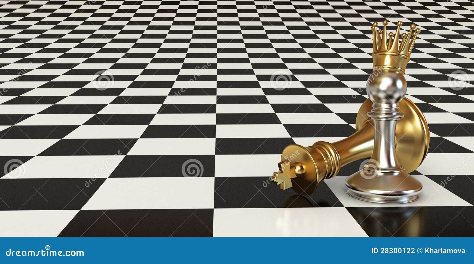 Pawn with golden crown stock illustration. Illustration of background