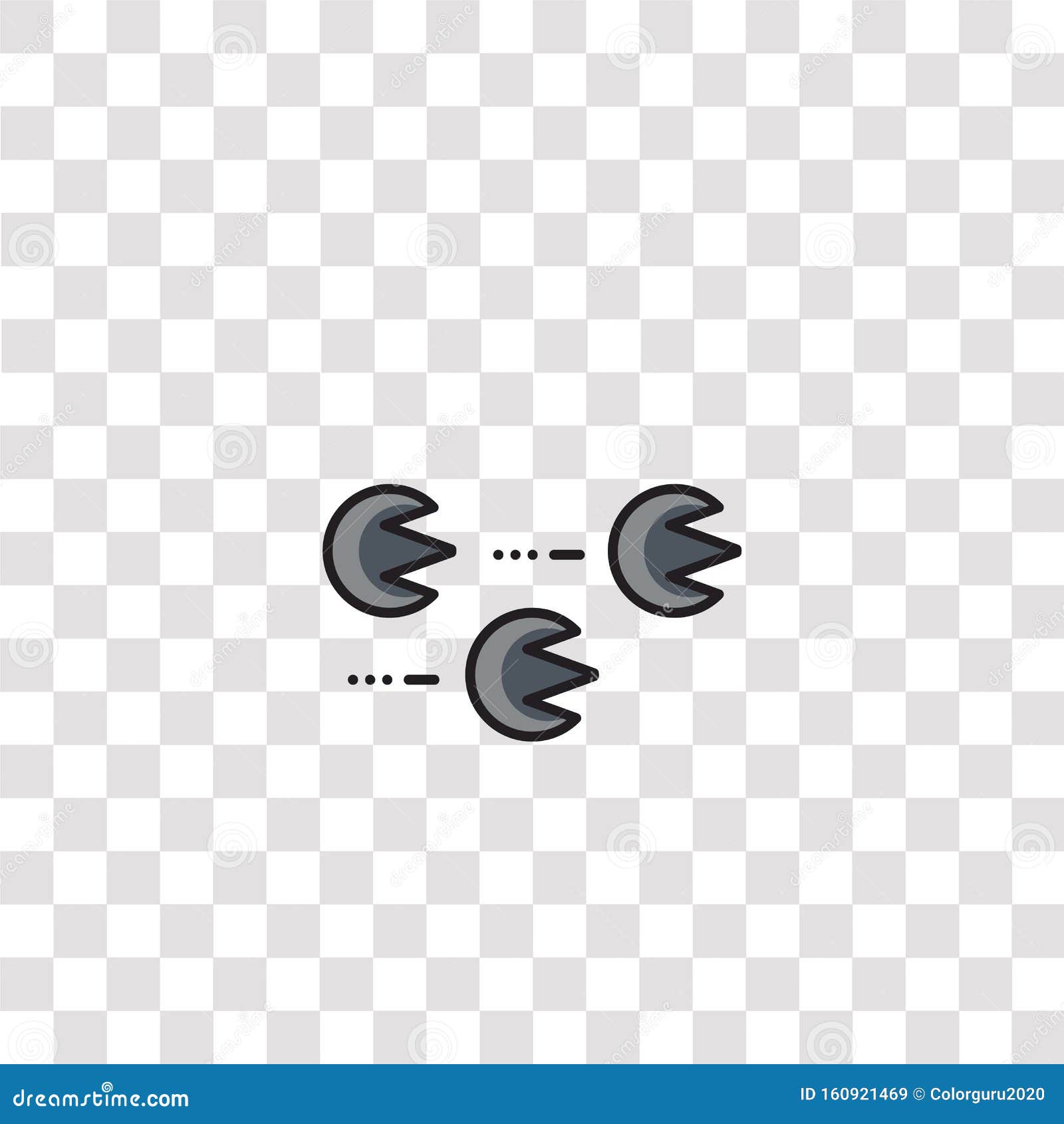 Pawprints Icon Sign And Symbol Pawprints Color Icon For Website Design And Mobile App Development Simple Element From Pokemon Go Stock Vector Illustration Of Stamp Silhouette
