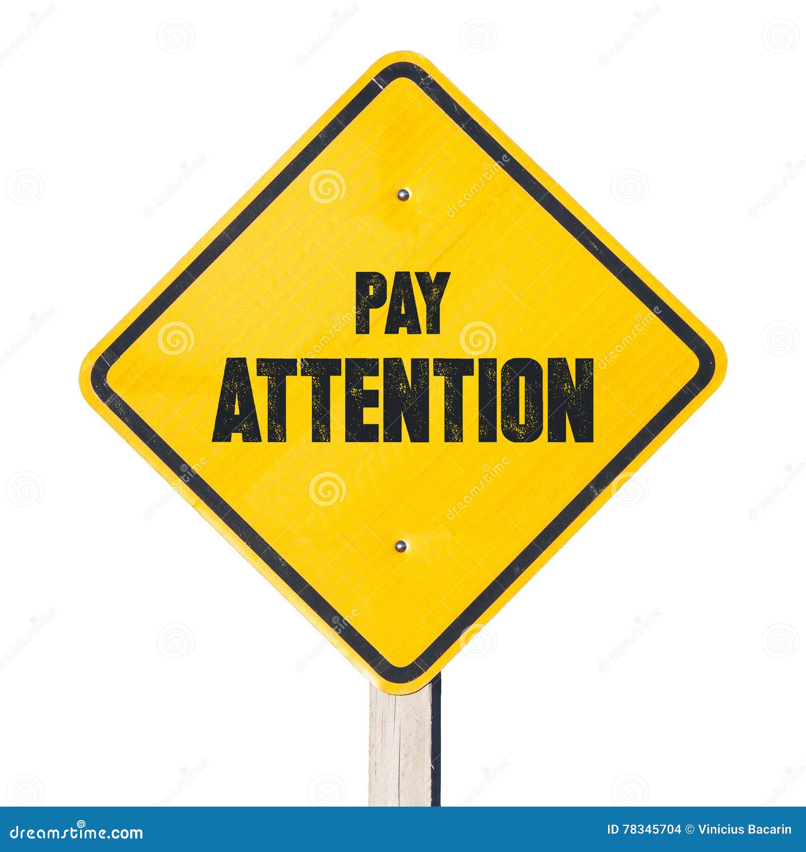 pay attention sign