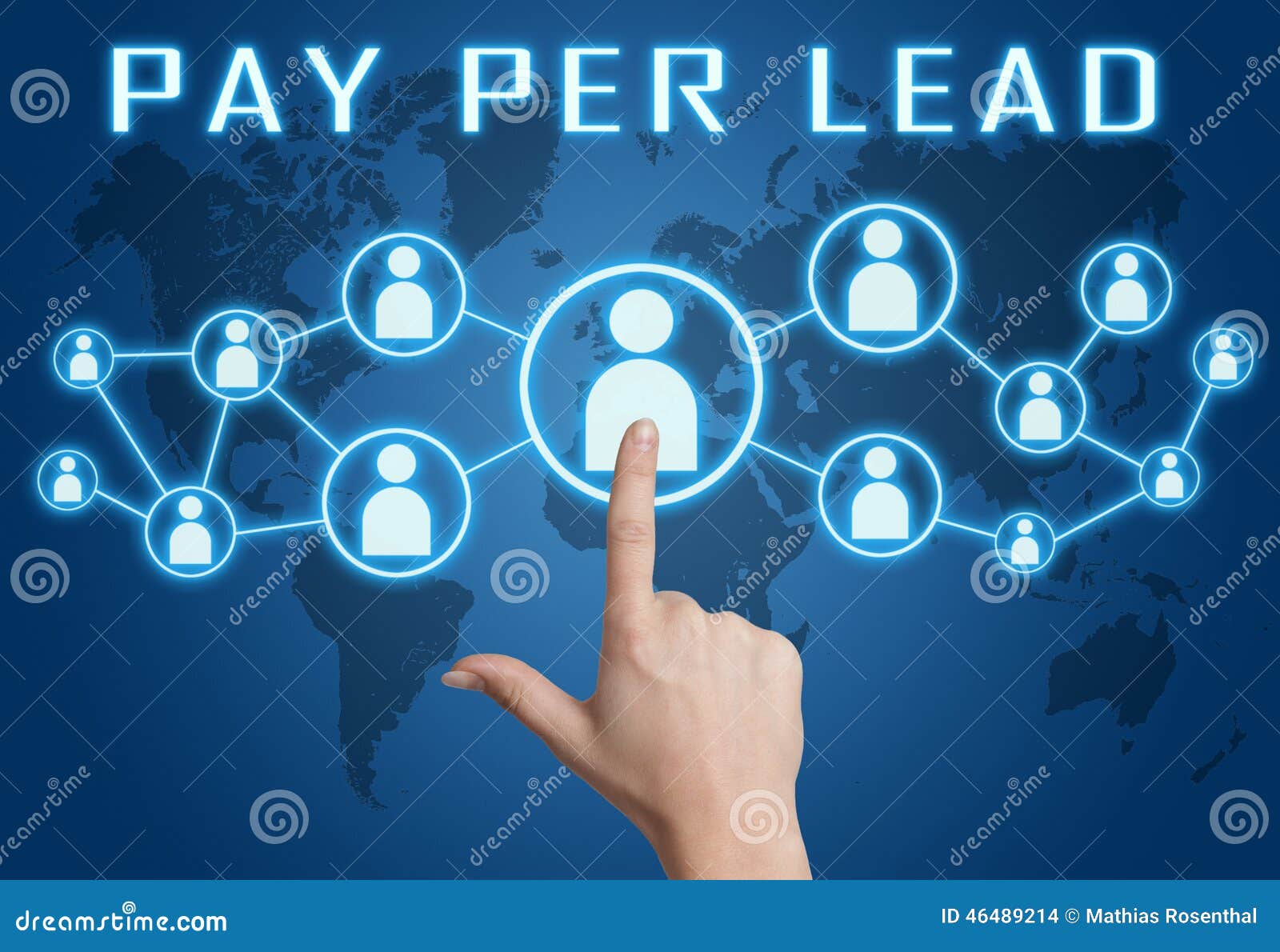 PAY PER LEAD Text Concept Write on PaperStock Image - Image of marketing,  concept: 205779055