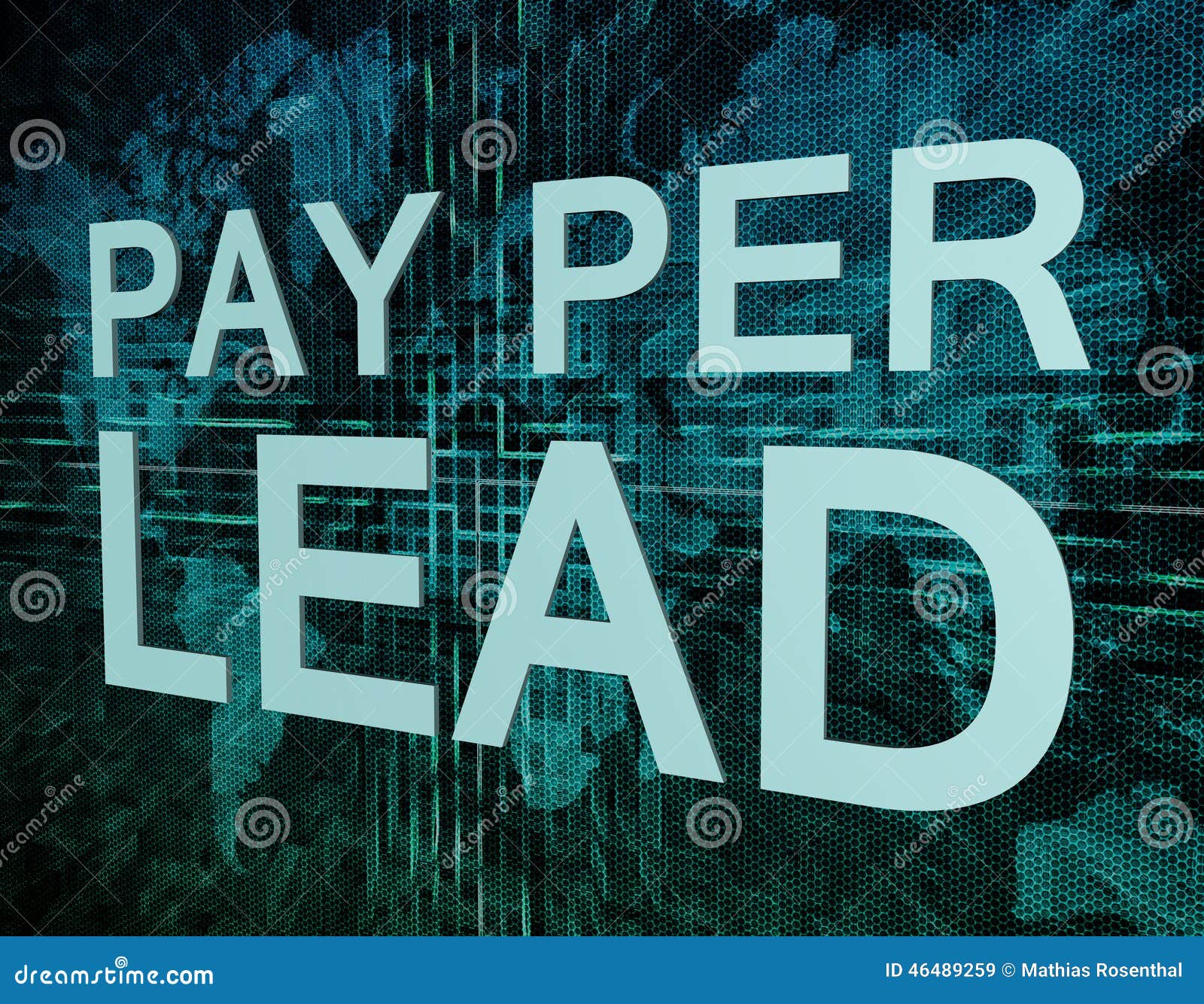 Pay per Lead stock illustration. Illustration of banner 46489259