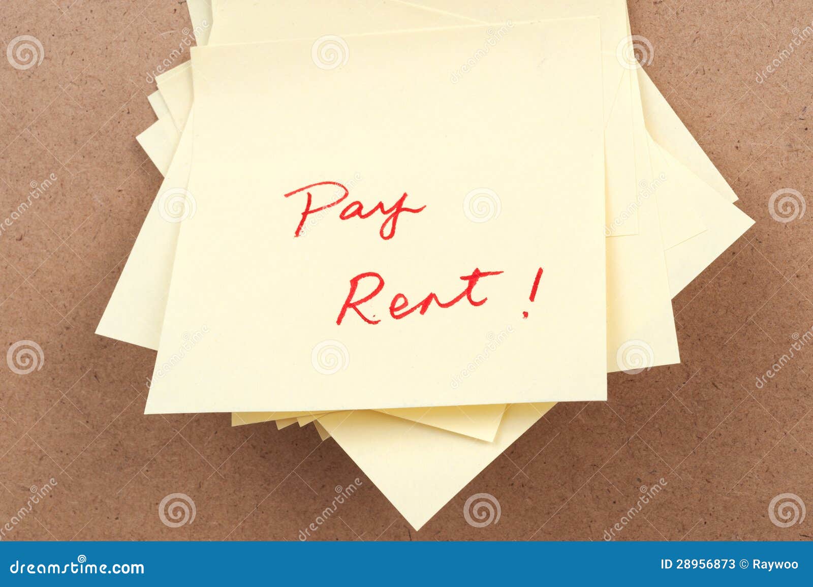 pay rent words