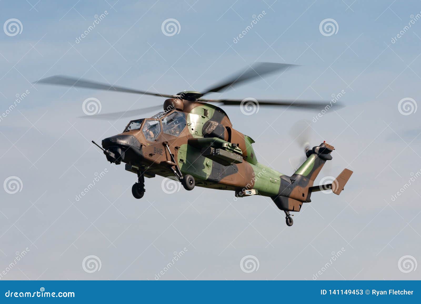 French Army Armee De Terre Eurocopter EC665 Tiger Attack Helicopter