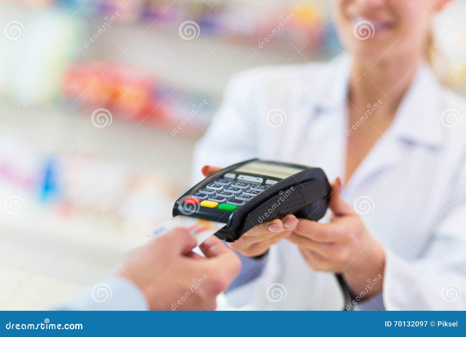 paying in the pharmacy