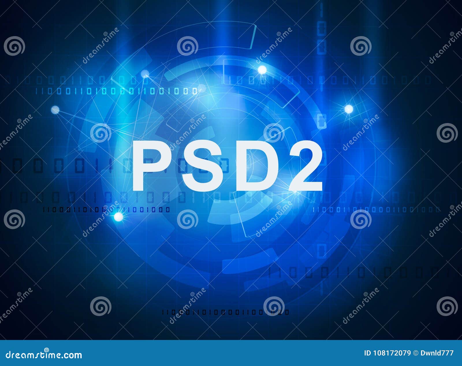 Payment Services Directive PSD2 Stock Illustration Illustration of