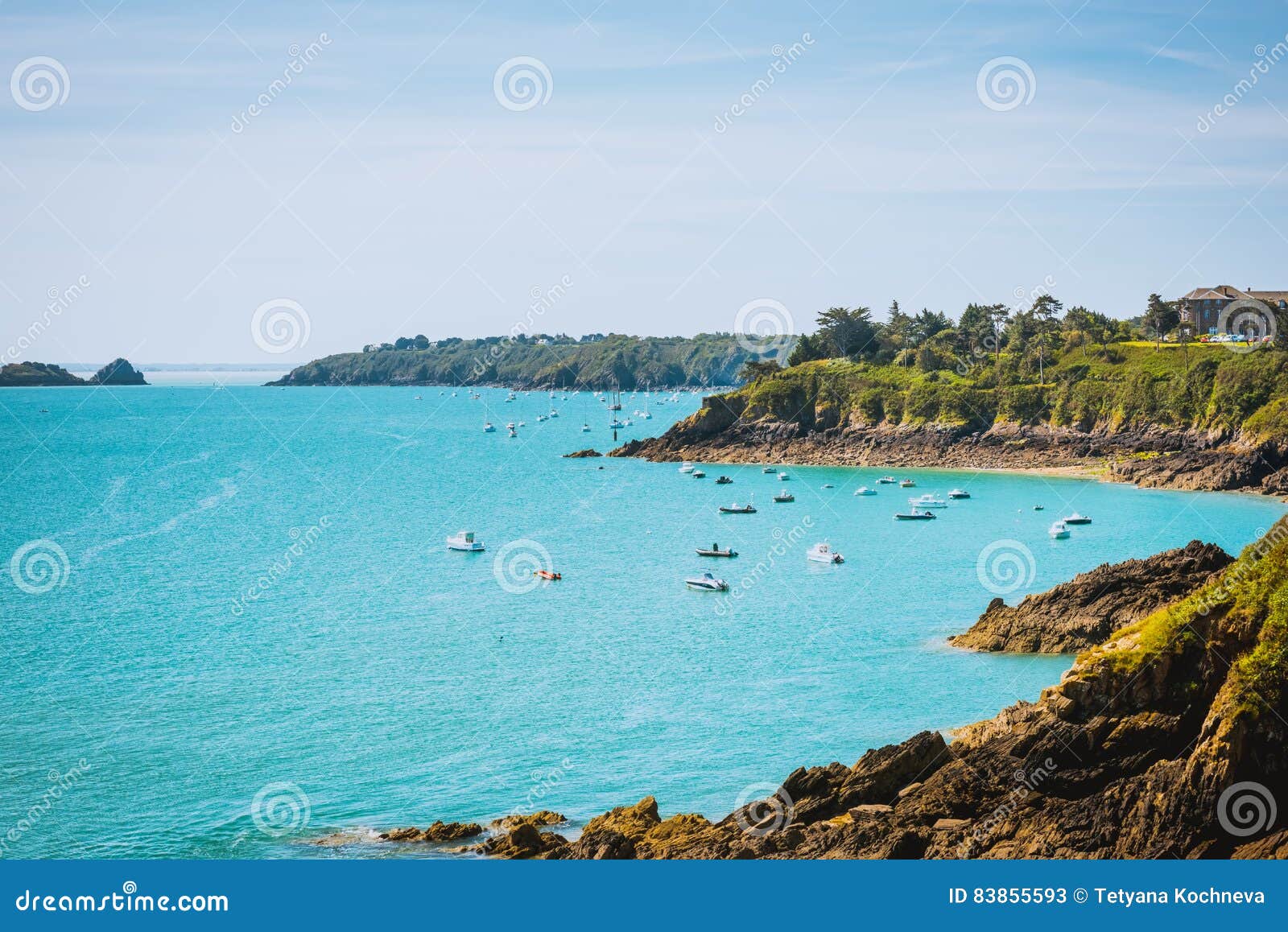 paysage côtier français