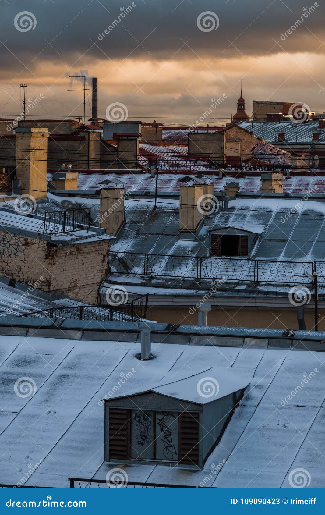 Paysage d'hiver de Sankt-Peterburg. Paysage d'hiver de Sankt Peterburg, Fédération de Russie, janvier