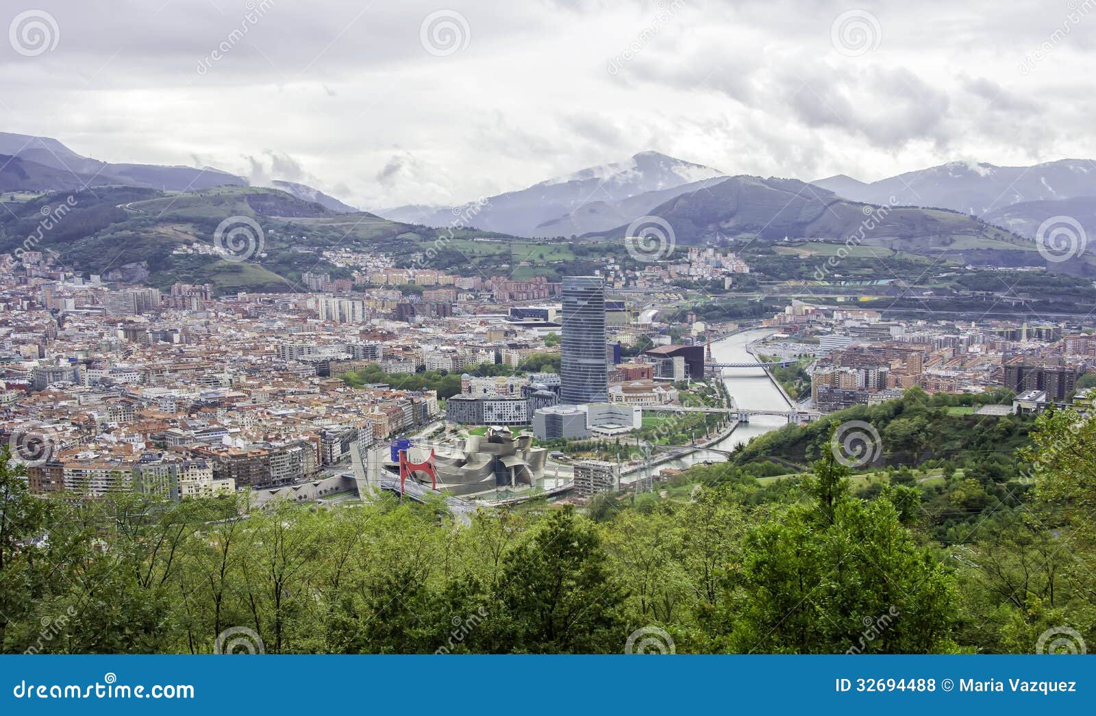 paysage de bilbao - Image