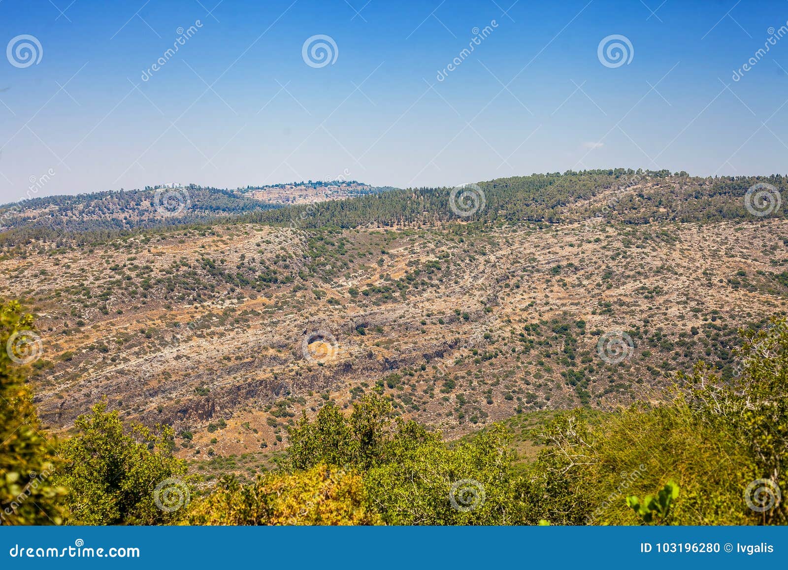 Paysage De Colline Autour De Jerusalem Photo Stock Image Du Jerusalem Paysage 103196280
