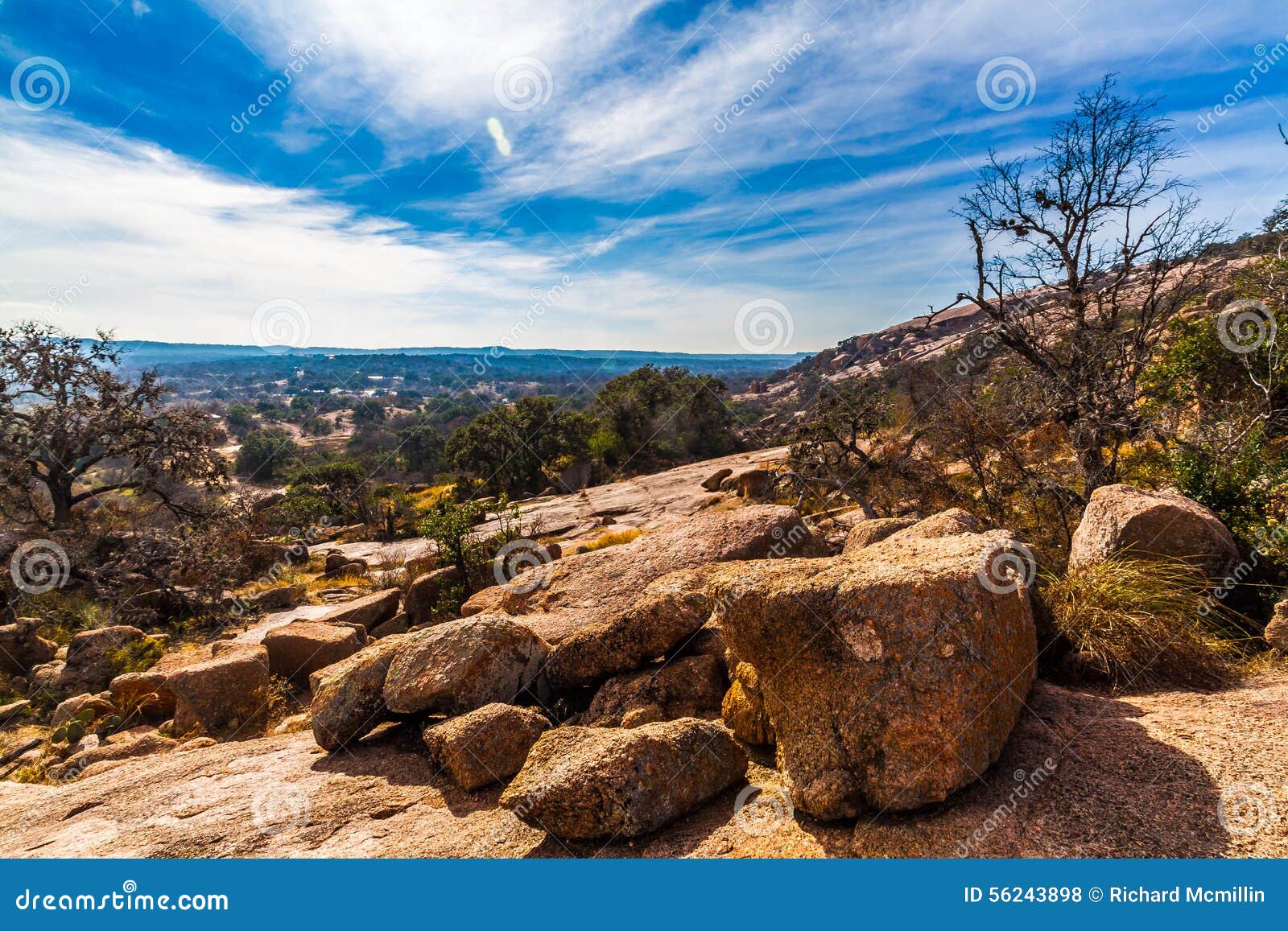Paysage Occidental De Roche Enchantée, Le Texas Photo stock Image du