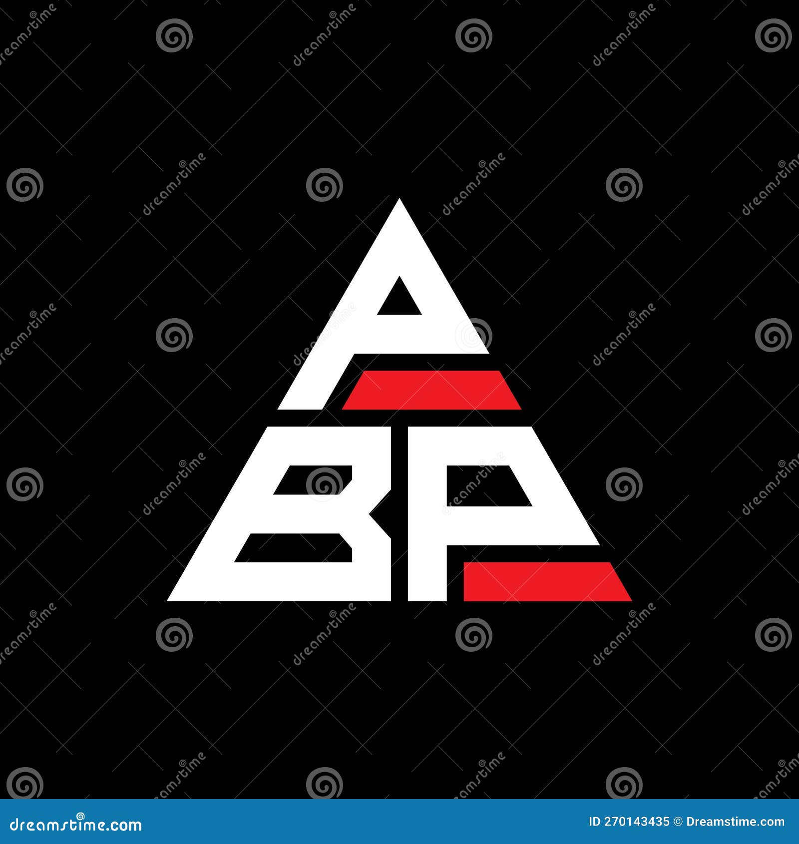 pbp triangle letter logo  with triangle . pbp triangle logo  monogram. pbp triangle  logo template with red