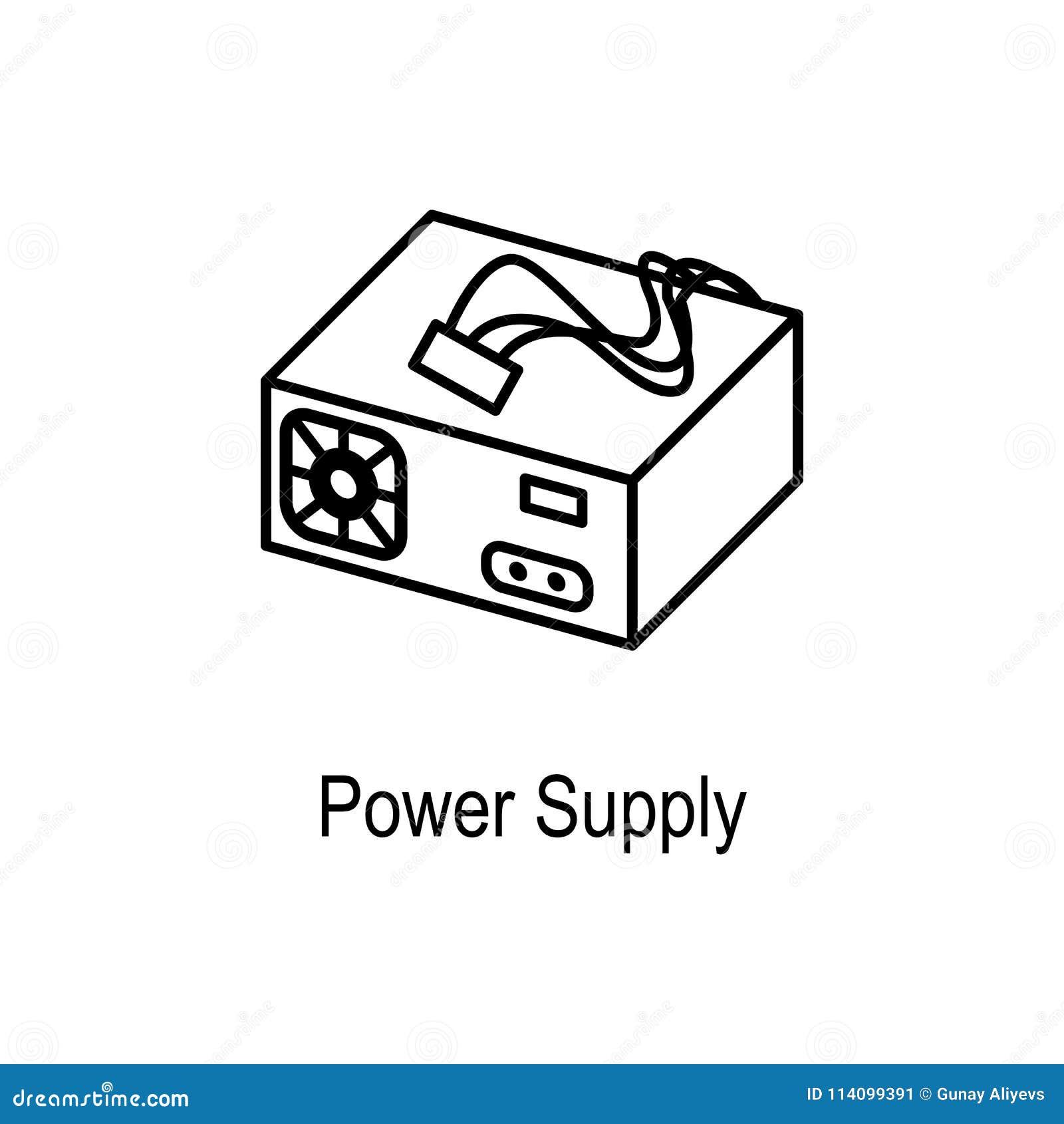 Computer Power Supply Isolated  Vector Illustration Royalty Free SVG  Cliparts Vectors And Stock Illustration Image 44559182