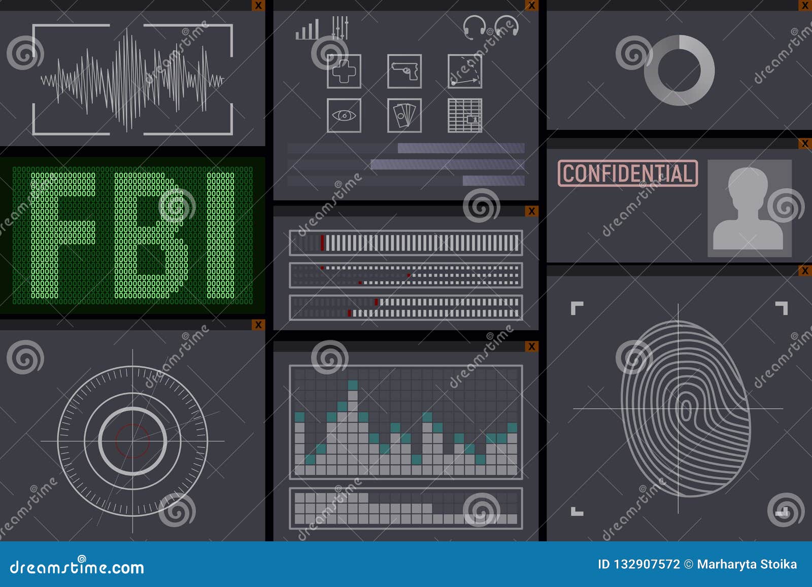 PC software for the FBI. stock vector. Illustration of banner 132907572 PC software for the FBI. stock vector. Illustration of banner 132907572