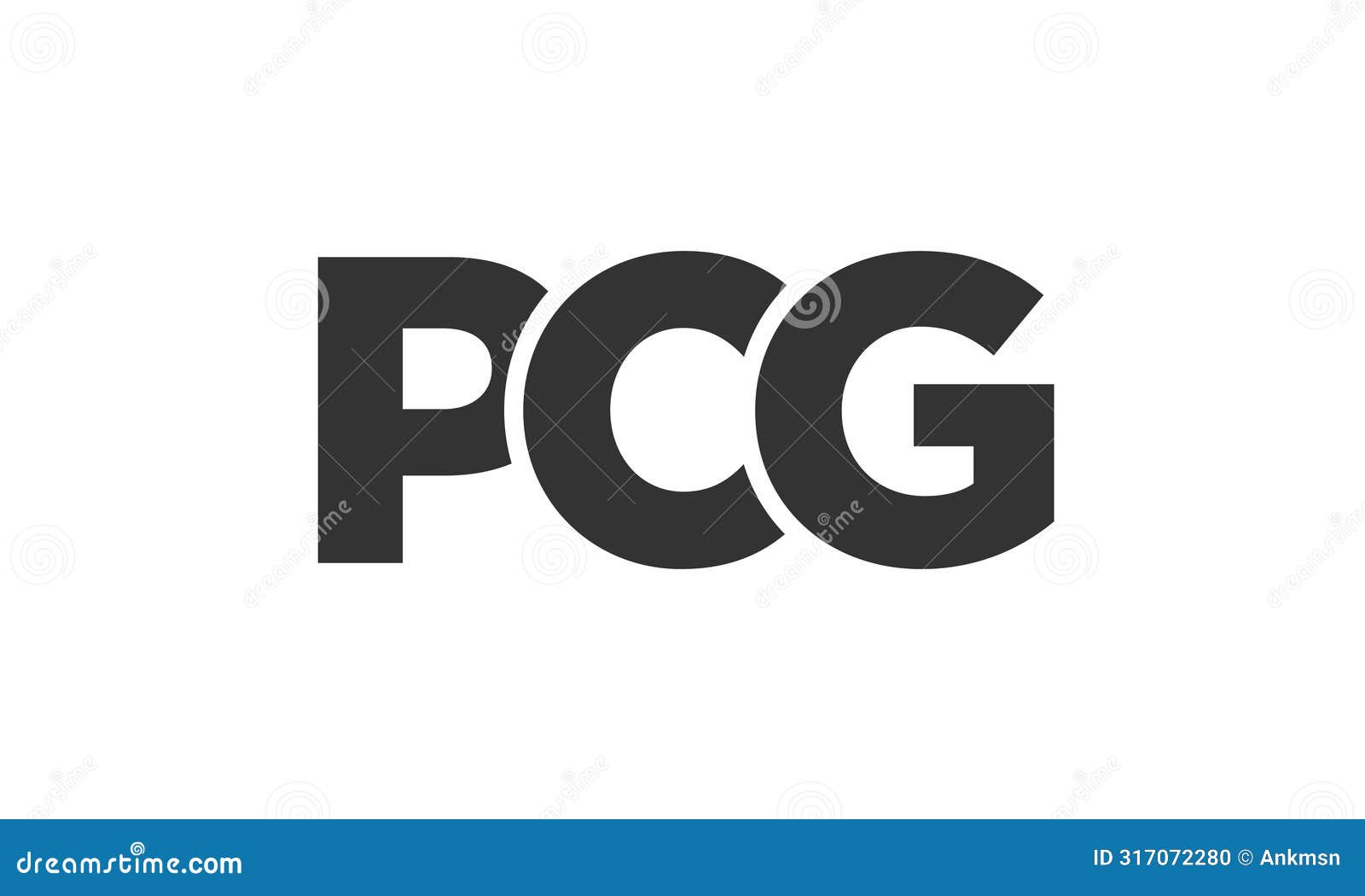 pcg logo  template with strong and modern bold text. initial based  logotype featuring simple and minimal typography.