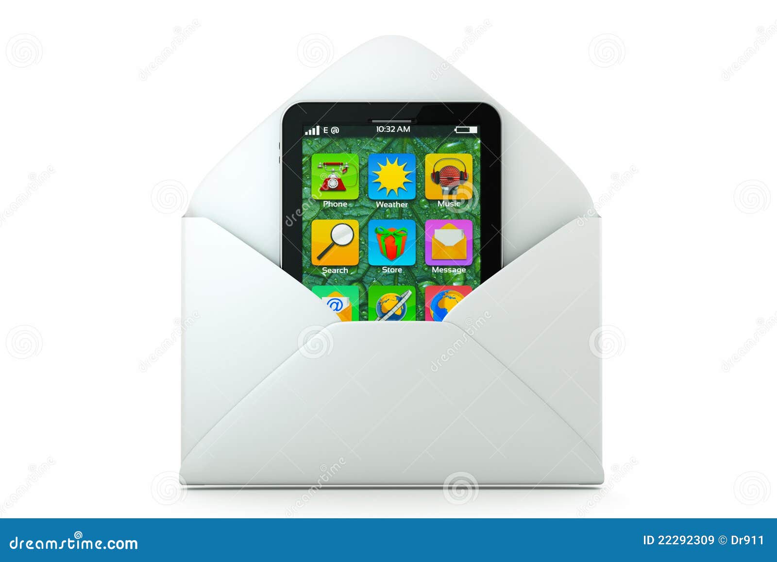 Pda stock illustration. Illustration of call, email, electronic 22292309