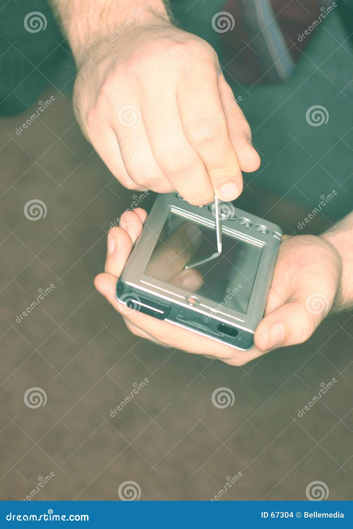 Pda time stock photo. Image of gray, transcribe, held, technology 67304