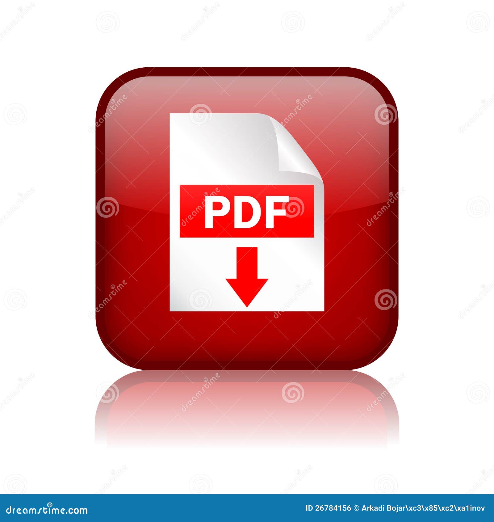 Pdf Download Button Royalty Free Stock Image - Image: 26784156