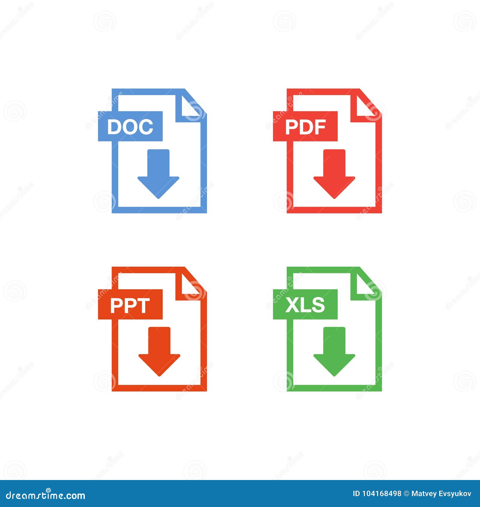 Иконки для pdf/xls/doc