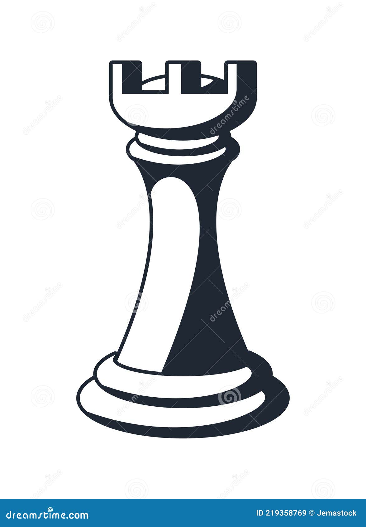 design de ícone criativo de torres de xadrez 14965108 Vetor no Vecteezy