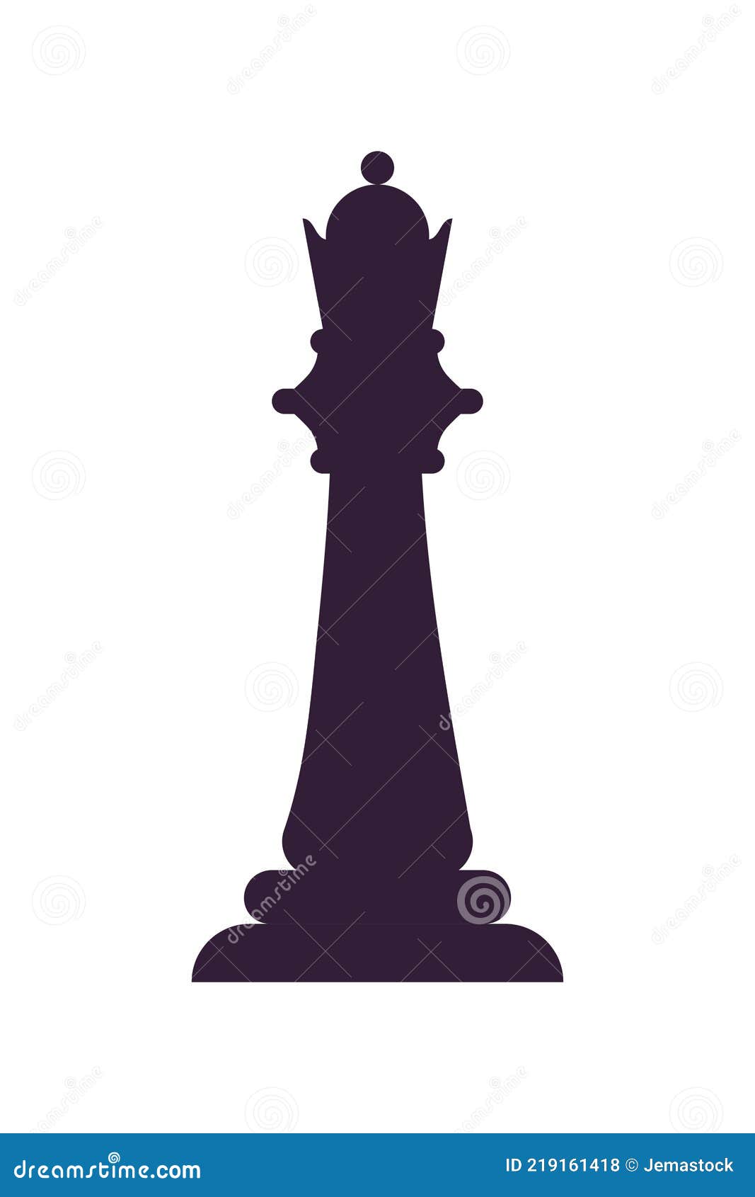 Peça de xadrez rainha de papel - ilustração vetorial imagem vetorial de  matju78© 33826139
