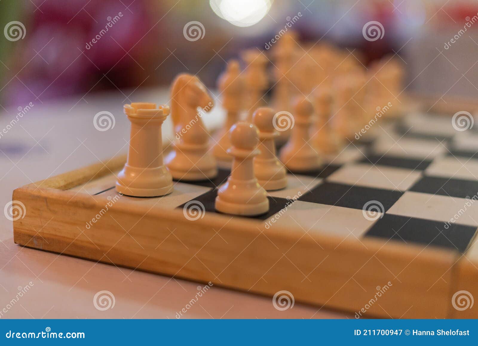 Jogo De Tabuleiro De Xadrez Para Ideias E Competição E Estratégia