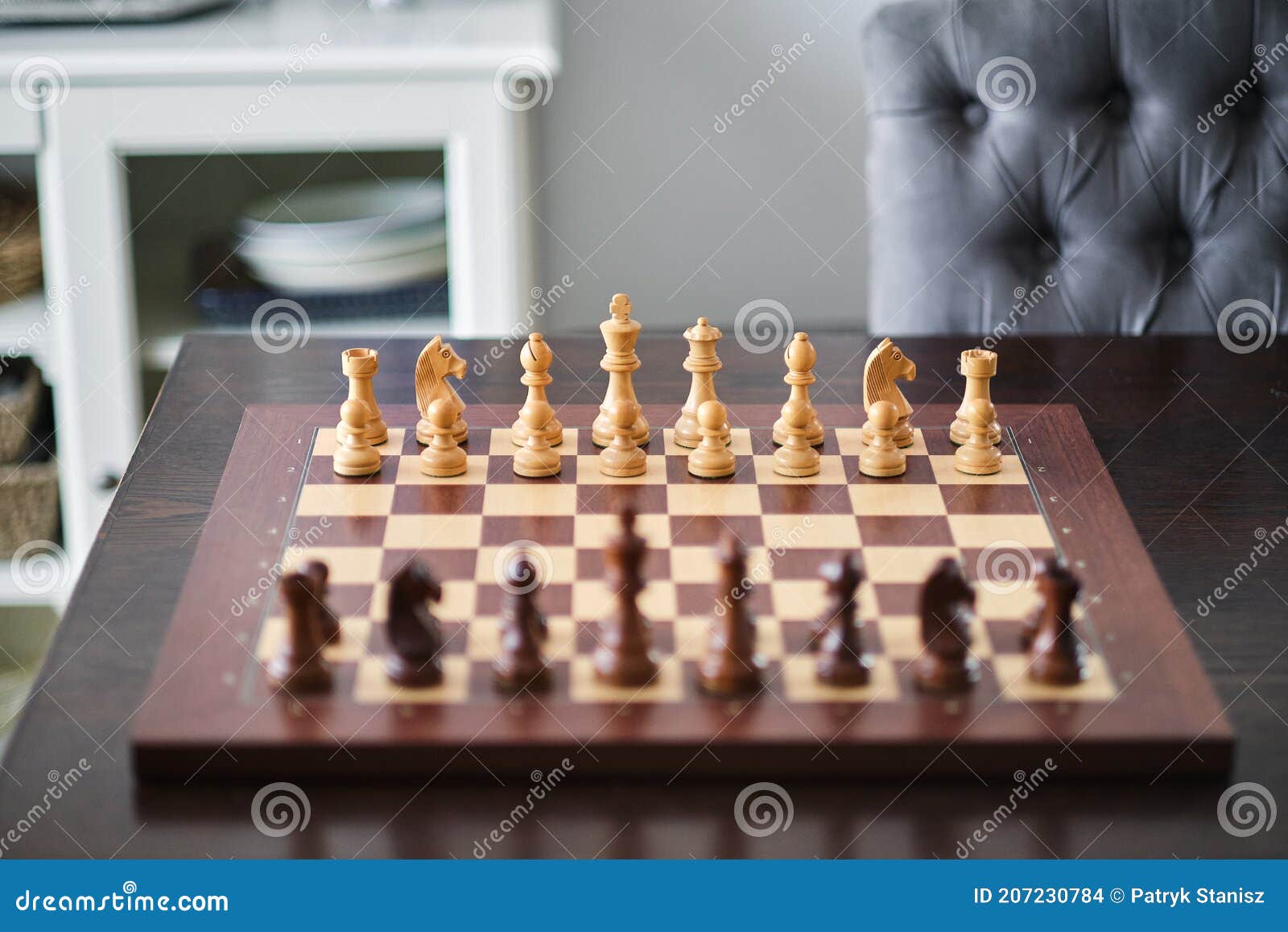 Jogo de xadrez de luxo e tabuleiro de xadrez