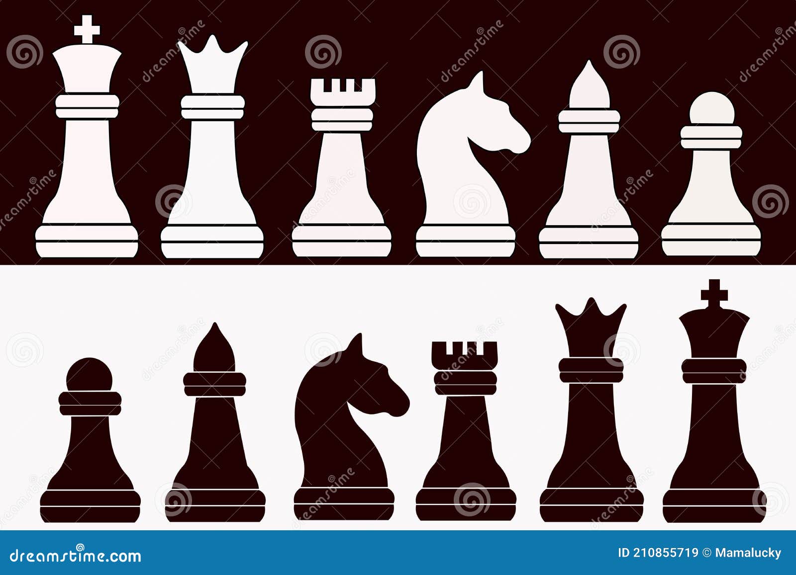 Peça de xadrez de madeira rei derrotada por peça de xadrez bispo preto