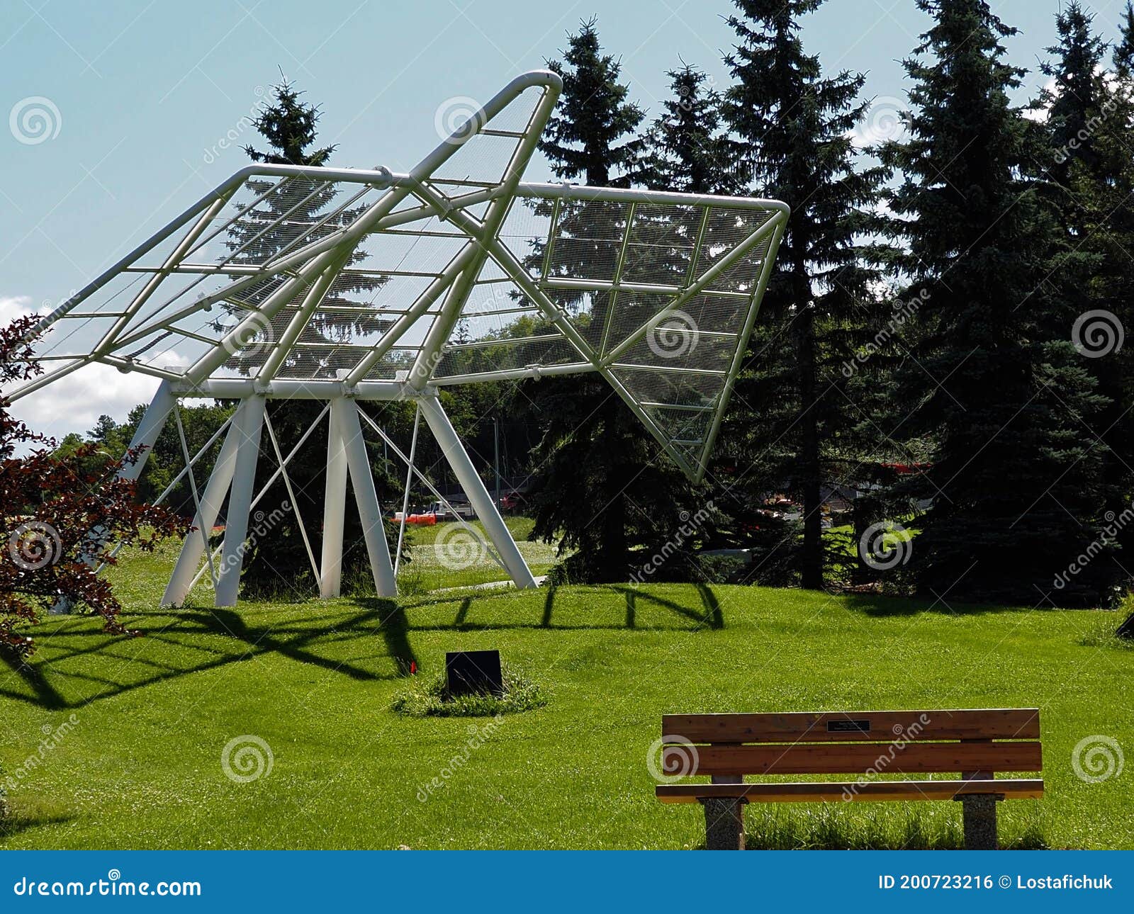 Peace Dove Statue in Edmonton Alberta Editorial Photo Image of landmark, park 200723216