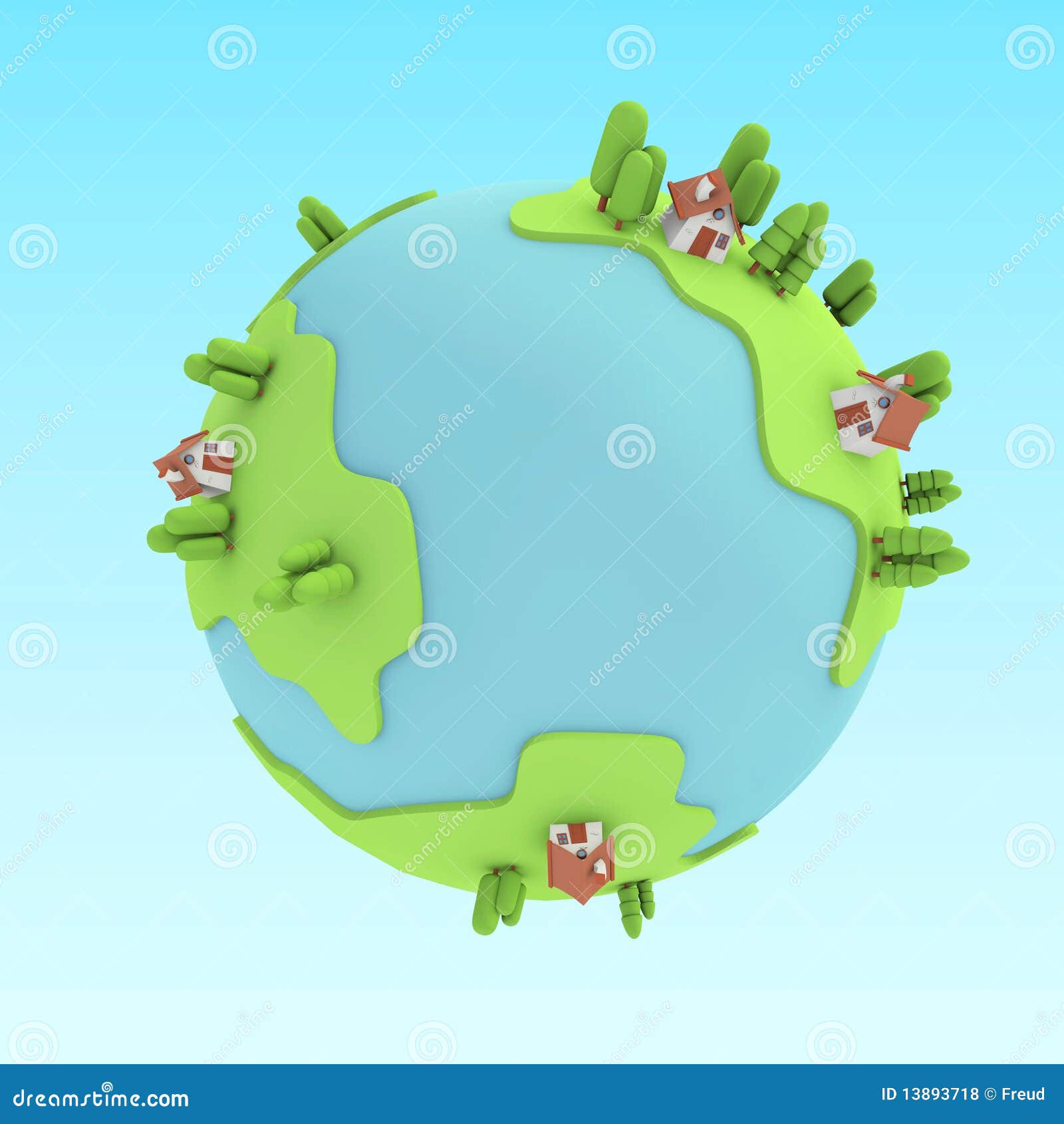 Peace on earth stock illustration. Illustration of tree 13893718
