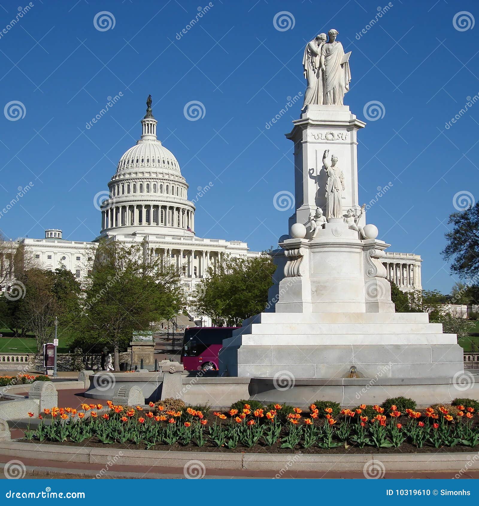 The Peace Monument stock photo. Image of marble, monument 10319610